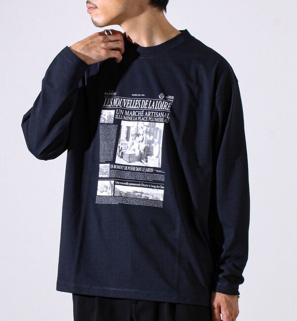GLOSTER「【MARUDE COTTON】フォトT ロングスリーブ」|Tシャツ・カットソー|