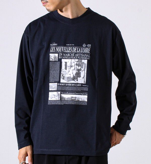 GLOSTER「【MARUDE COTTON】フォトT ロングスリーブ」|Tシャツ・カットソー|