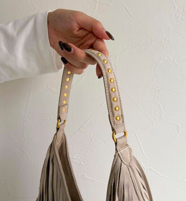 fredy emue「スエードフリンジラウンドバッグ」|ショルダー・メッセンジャー|