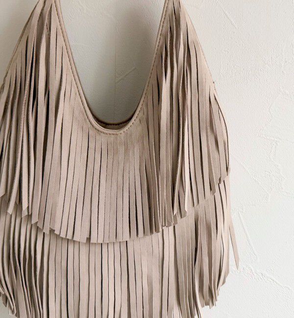 fredy emue「スエードフリンジラウンドバッグ」|ショルダー・メッセンジャー|