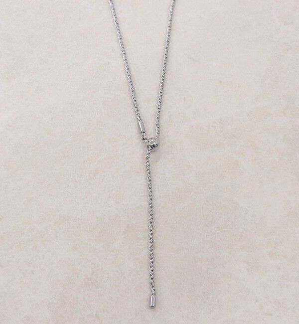 fredy emue「ねじりチェーンアジャストロングネックレス」|ネックレス|