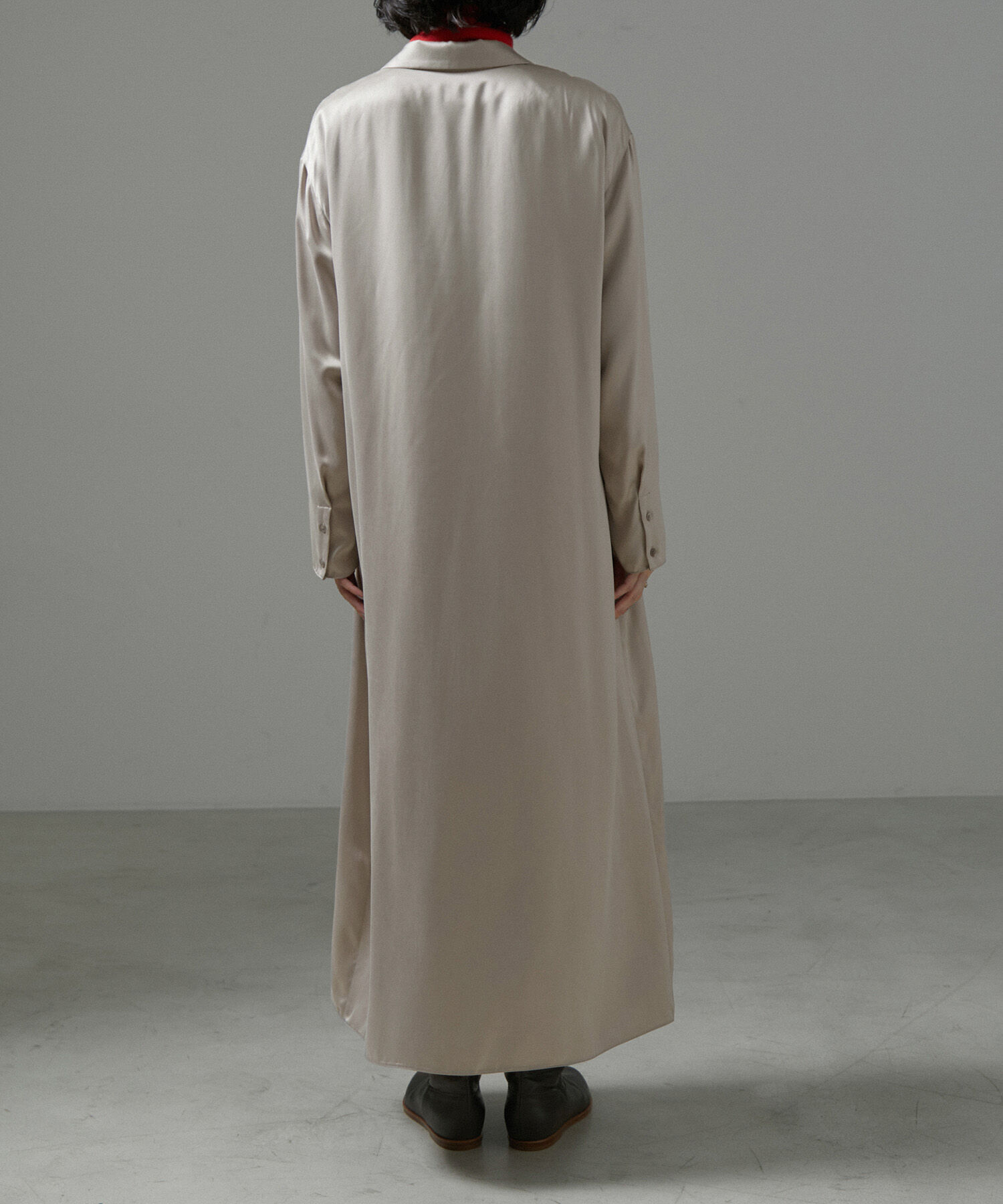 SALON adam et rope'「[24AW]GENTLE SILKシャツワンピース【セットアップ対応】」|その他|