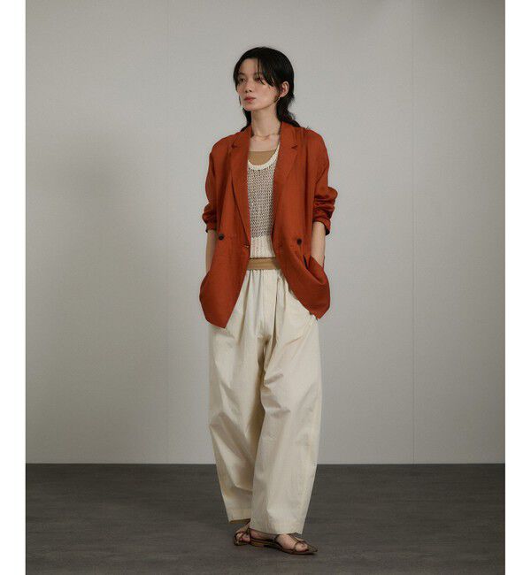 SALON adam et rope'「シアーコントラストカップ付きタンク」|タンクトップ|