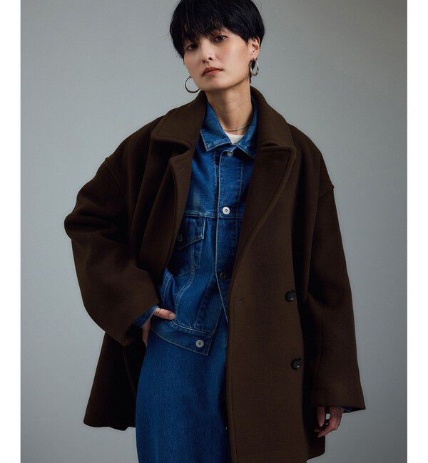 追加＞【WEB限定】MANTECOウールPコート（SALON adam et rope