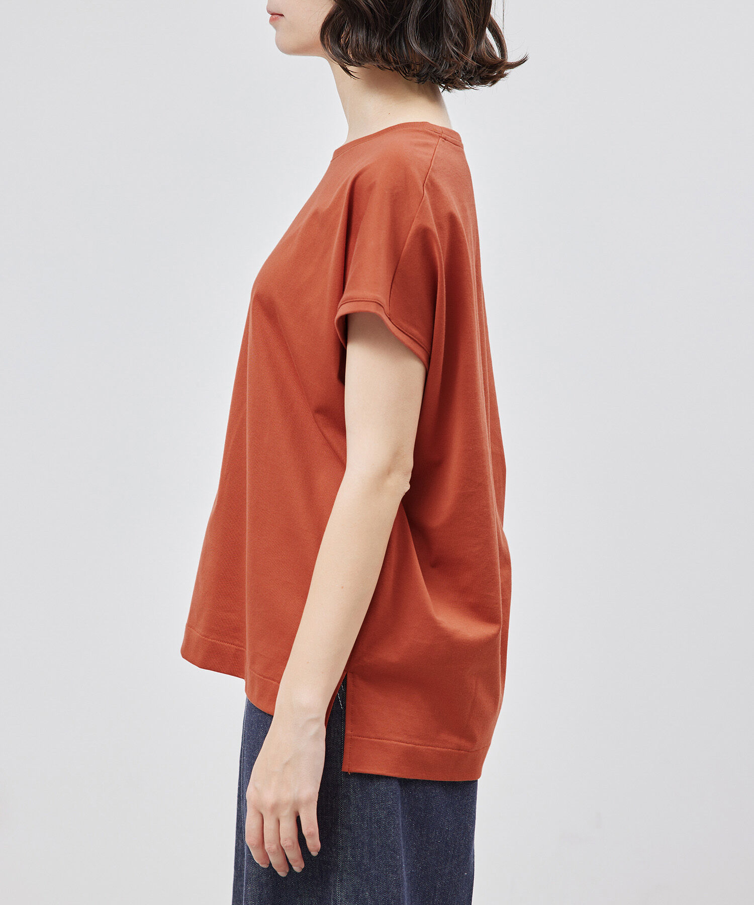 ROPE「【洗える】【一部カラー接触冷感】アームレットTシャツ」|Tシャツ・カットソー|