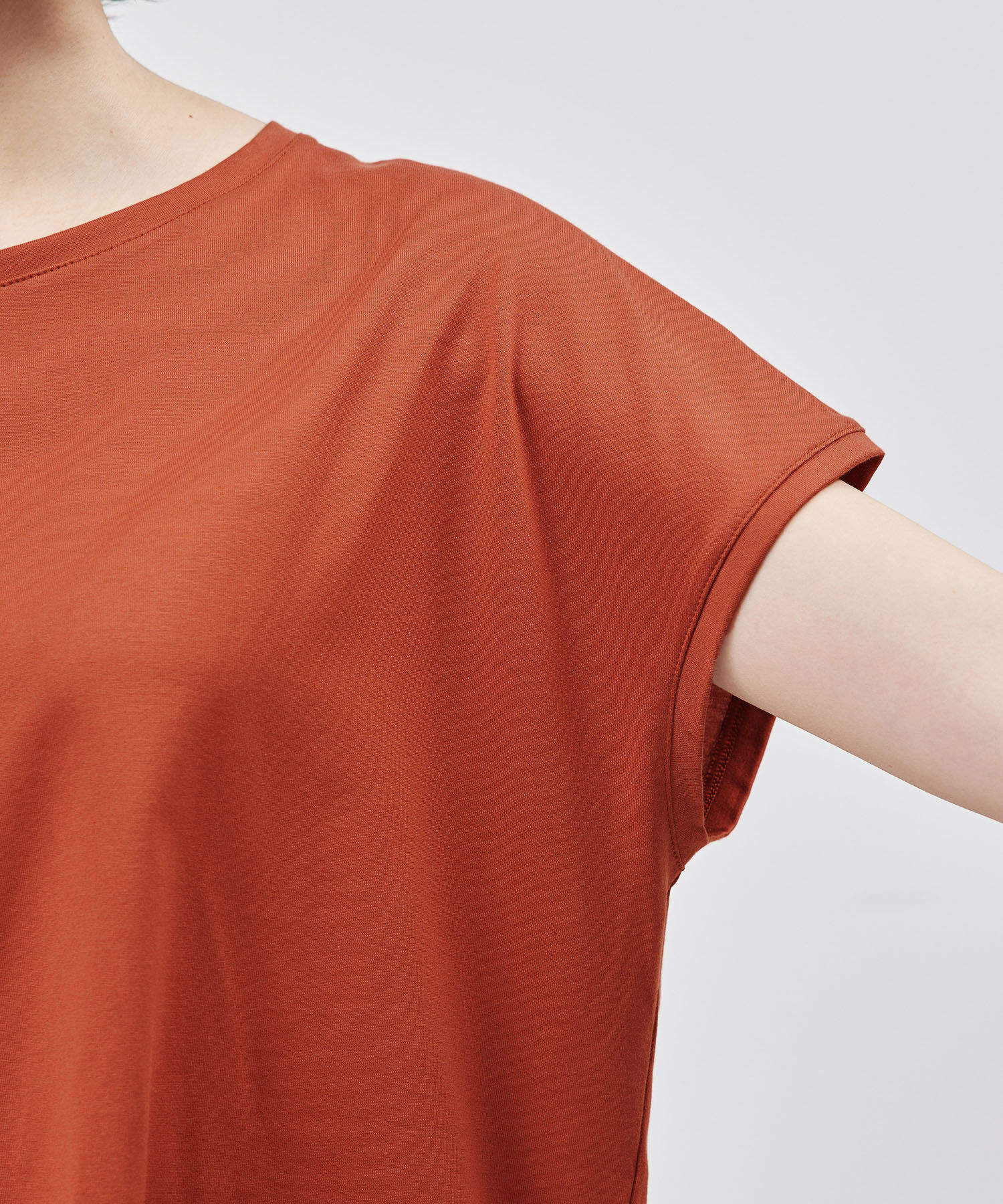 ROPE「【洗える】【一部カラー接触冷感】アームレットTシャツ」|Tシャツ・カットソー|