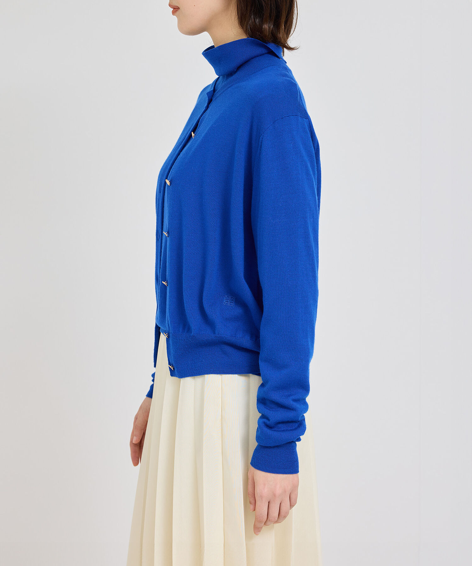 ROPE「SUPER160&rsquo;sメリノウールカーディガン【ロロ・ピアーナ社製ウール使用】/アンサンブル対応」|カーディガン|