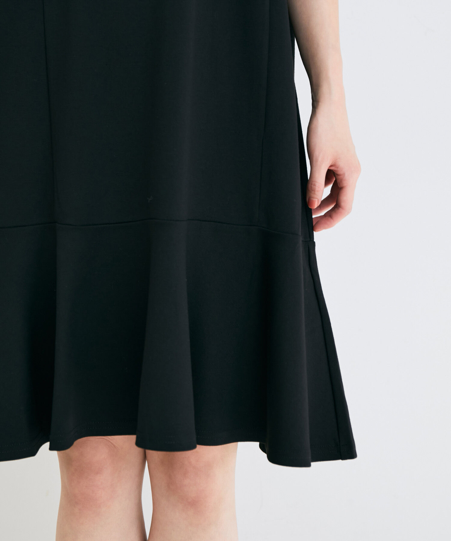 VIS「【WEB限定】異素材カットミニワンピース」|ワンピース|