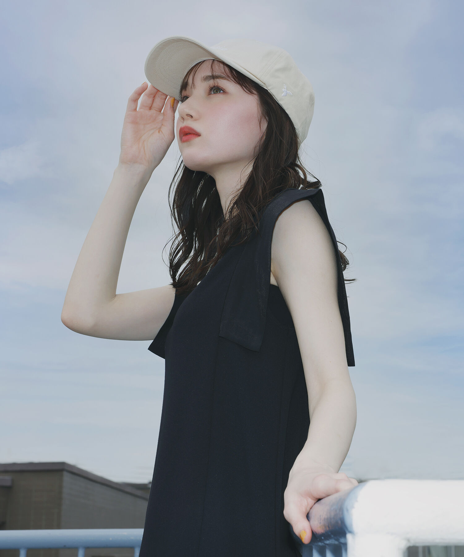 VIS「【WEB限定】異素材カットミニワンピース」|ワンピース|