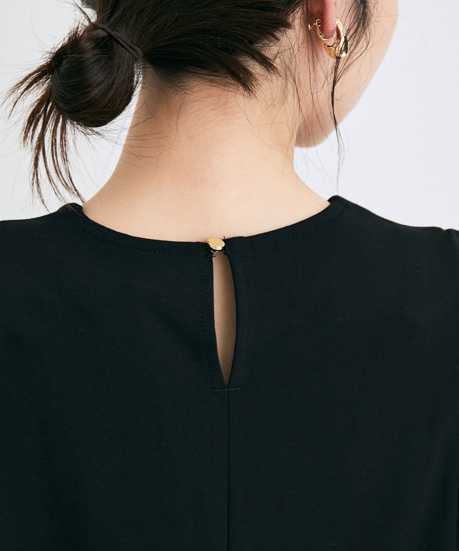 VIS「【WEB限定】異素材カットミニワンピース」|ワンピース|