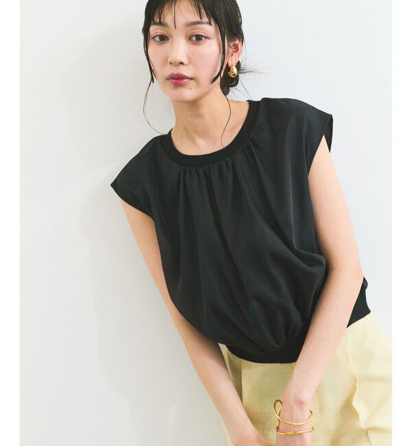 VIS「【接触冷感】楊柳シアードッキングカットプルオーバー」|Tシャツ・カットソー|