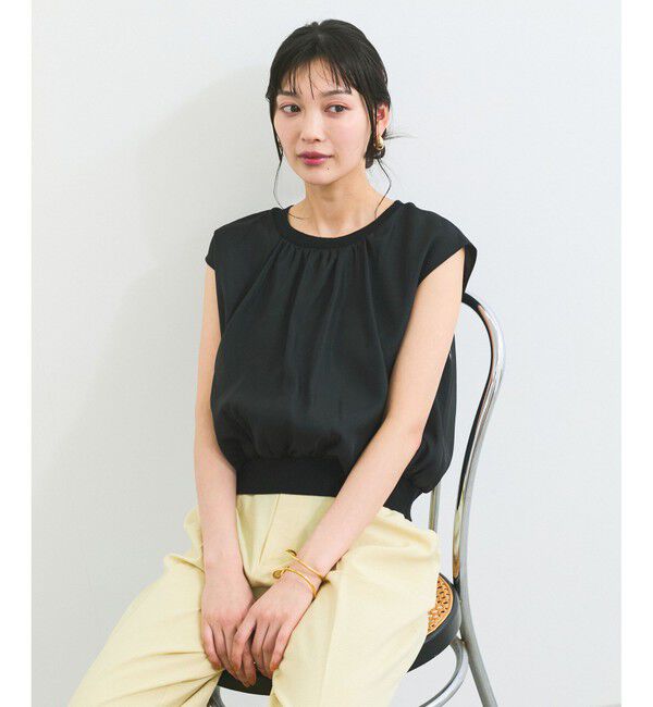 VIS「【接触冷感】楊柳シアードッキングカットプルオーバー」|Tシャツ・カットソー|