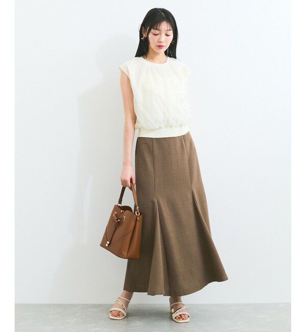 VIS「【接触冷感】楊柳シアードッキングカットプルオーバー」|Tシャツ・カットソー|