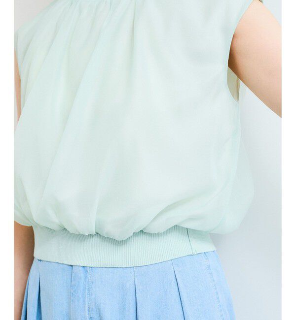 VIS「【接触冷感】楊柳シアードッキングカットプルオーバー」|Tシャツ・カットソー|