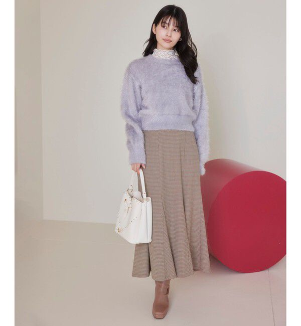 VIS「ラインストーン＆スタッズハートカットバッグ」|ショルダー・メッセンジャー|