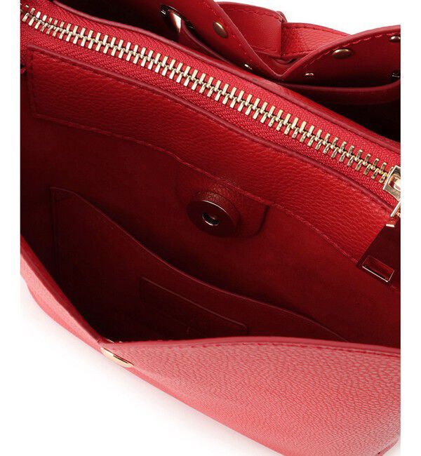 VIS「ラインストーン＆スタッズハートカットバッグ」|ショルダー・メッセンジャー|