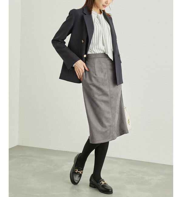 Rope&rsquo;Picnic「リサイクルポリエステルダンボールアイラインスカート」|スカート|