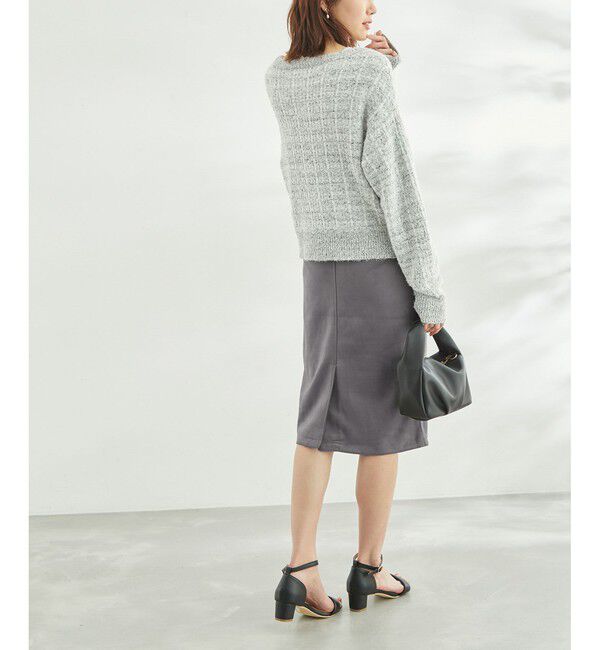 Rope&rsquo;Picnic「リサイクルポリエステルダンボールアイラインスカート」|スカート|