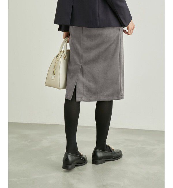 Rope&rsquo;Picnic「リサイクルポリエステルダンボールアイラインスカート」|スカート|