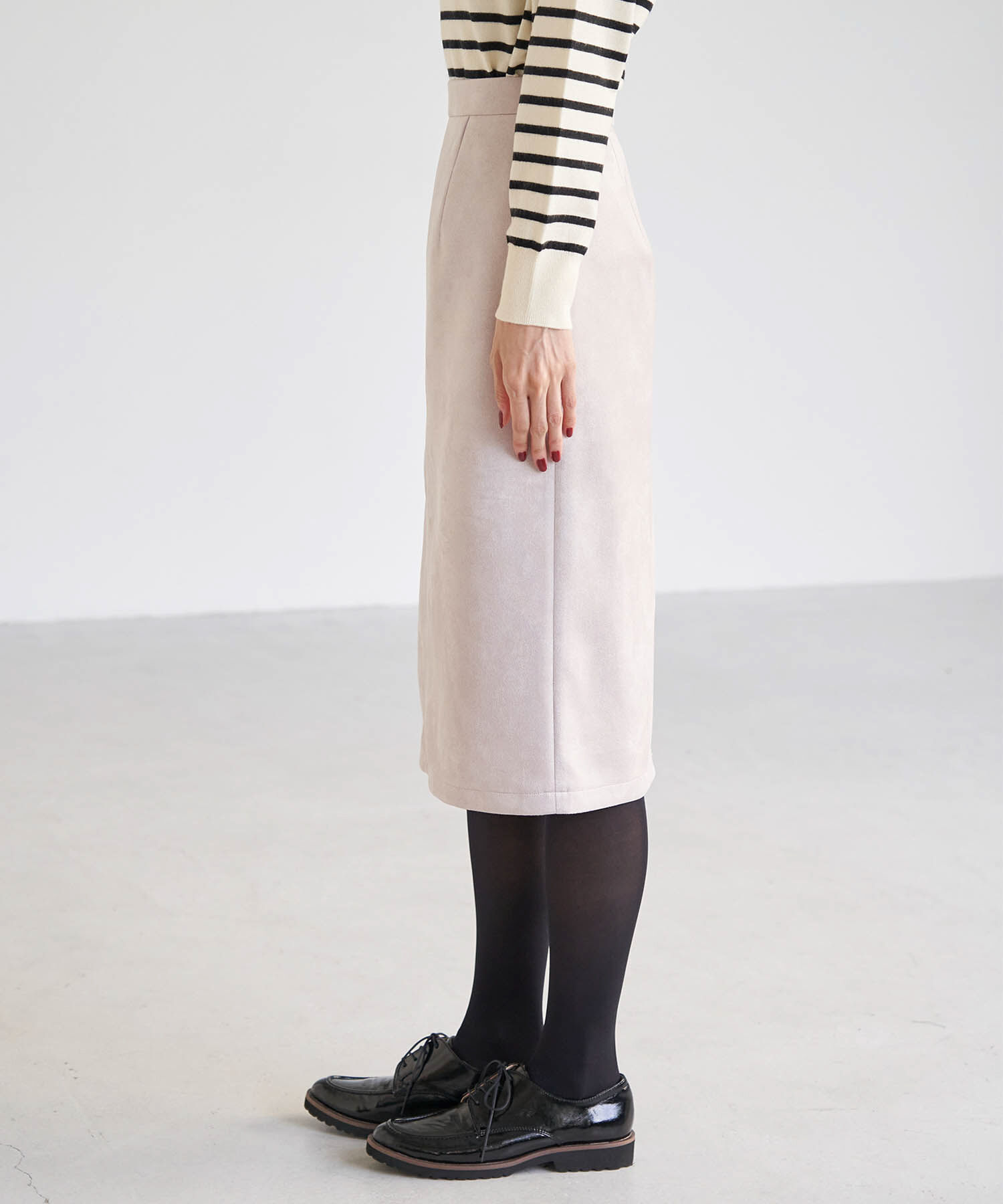 Rope&rsquo;Picnic「リサイクルポリエステルダンボールアイラインスカート」|スカート|