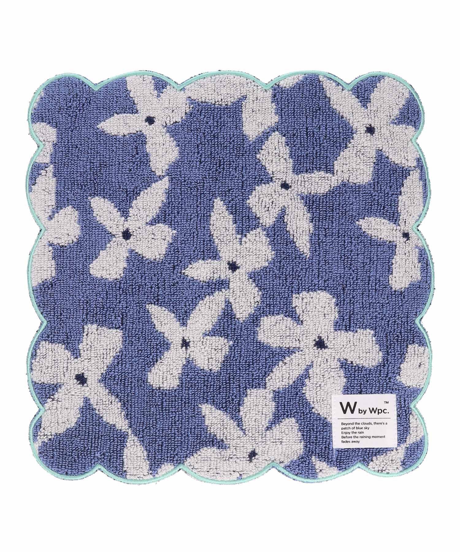 ROPE PICNIC PASSAGE「【Wpc.】スカラップハンカチ」|ハンカチ|ブルー系(45)