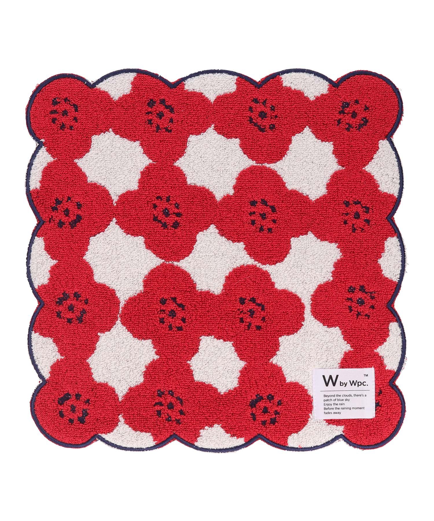 ROPE PICNIC PASSAGE「【Wpc.】スカラップハンカチ」|ハンカチ|レッド系(61)