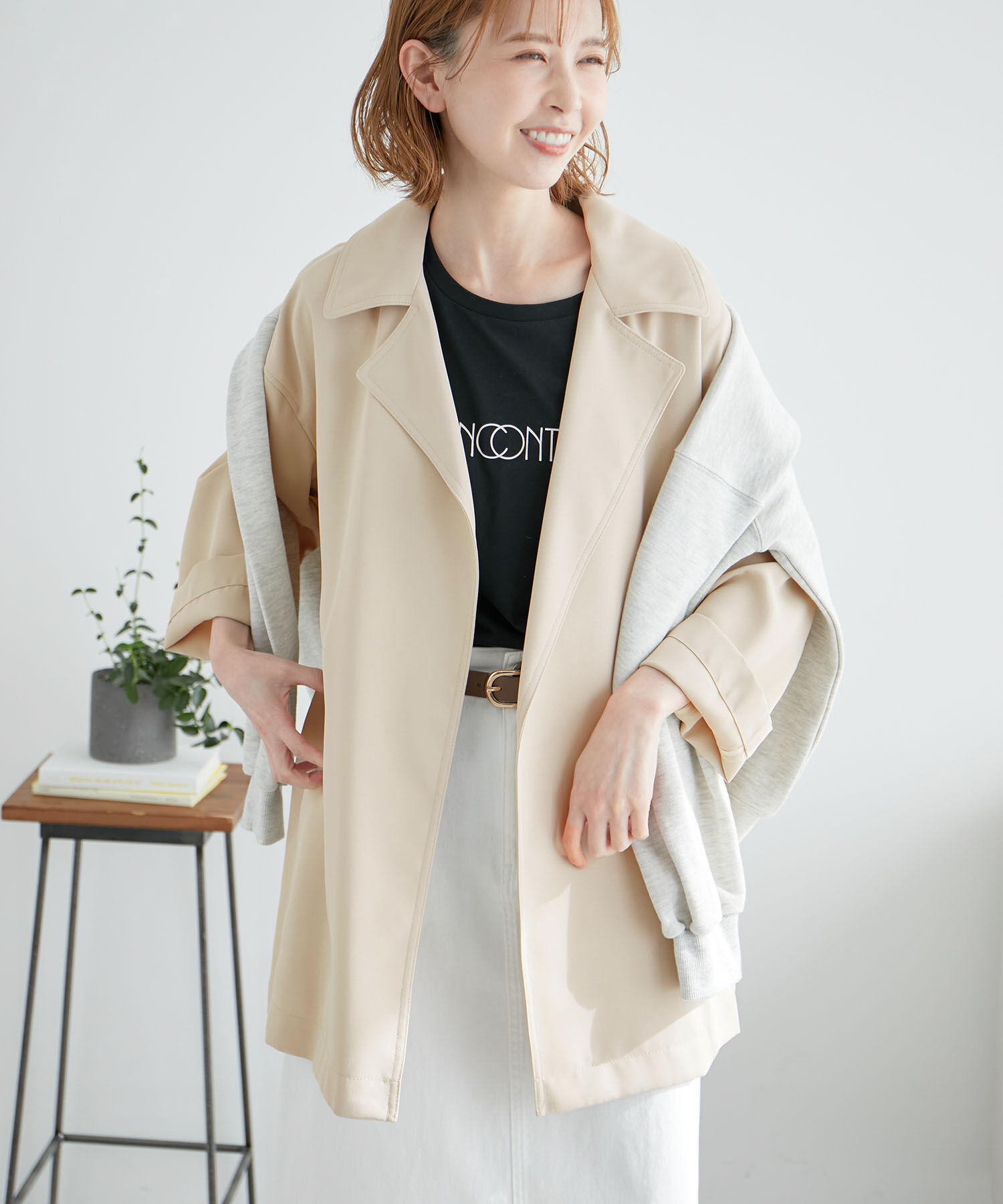 Rope&rsquo;Picnic「チェスターショートコート」|チェスターコート|