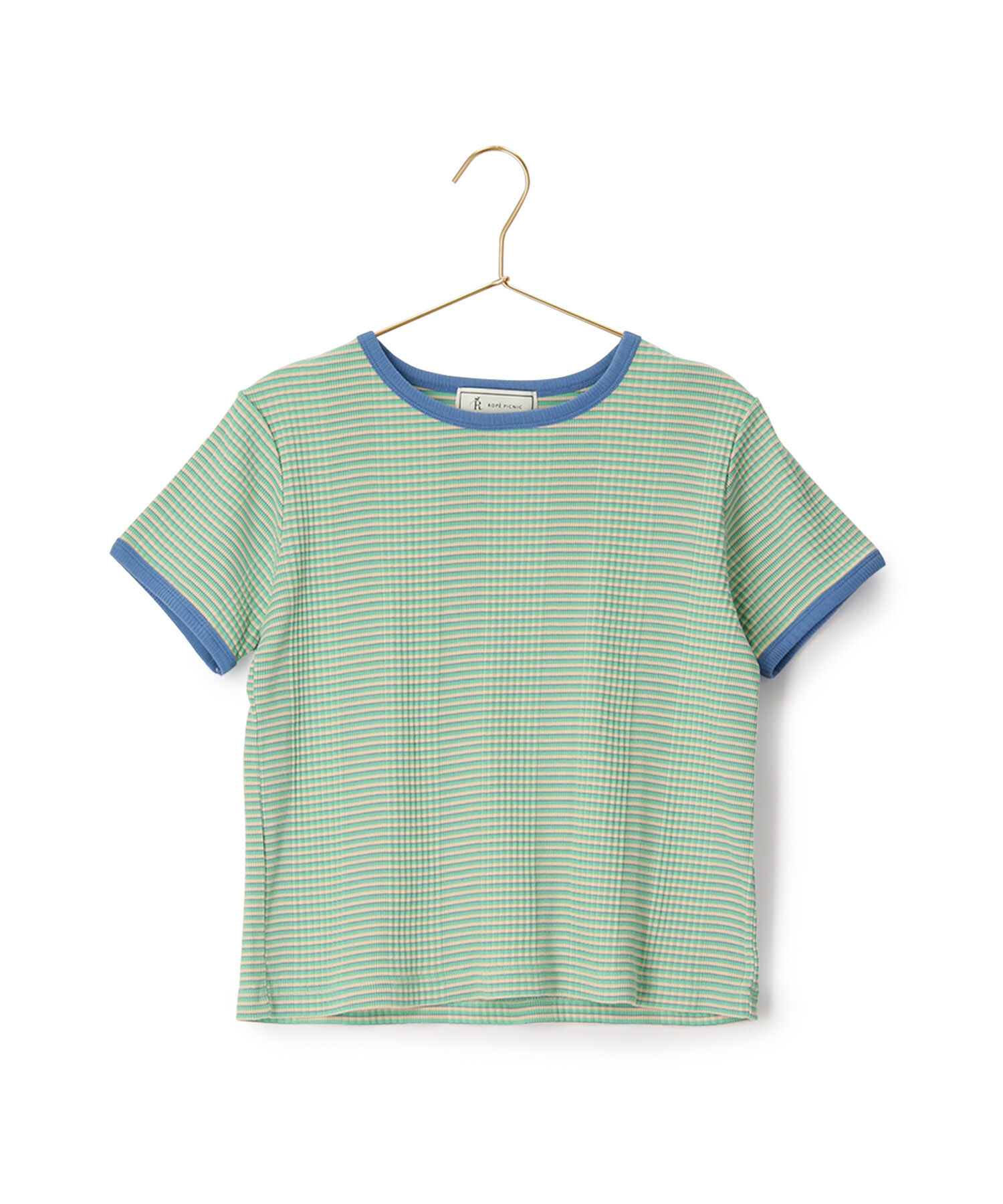 ROPE' PICNIC R「リンクコーデ/マルチボーダーリンガーTシャツ」|Tシャツ・カットソー|