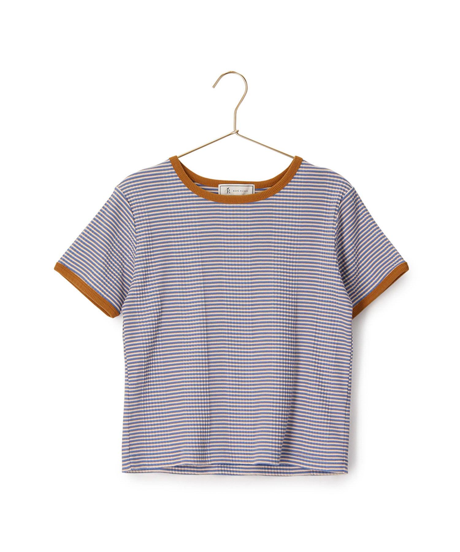 ROPE' PICNIC R「リンクコーデ/マルチボーダーリンガーTシャツ」|Tシャツ・カットソー|