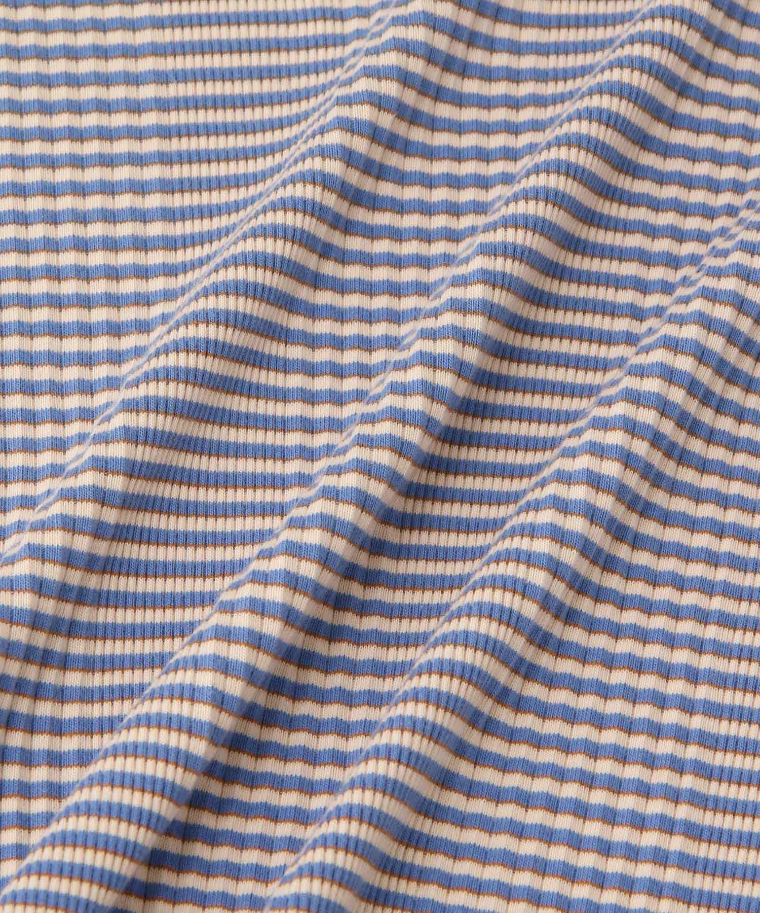 ROPE' PICNIC R「リンクコーデ/マルチボーダーリンガーTシャツ」|Tシャツ・カットソー|