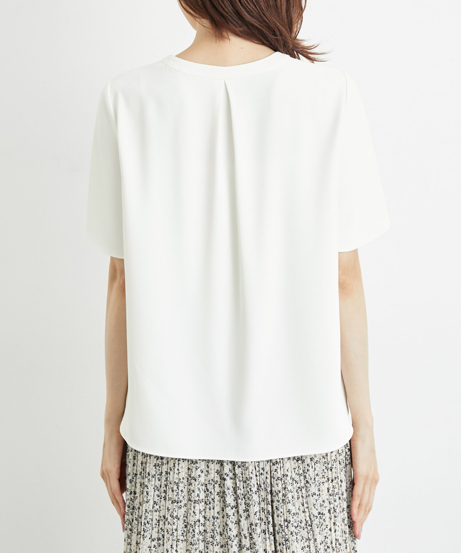 Rope&rsquo;Picnic「洗濯機OK/サラサラボウタイ風ブラウス」|シャツ・ブラウス|