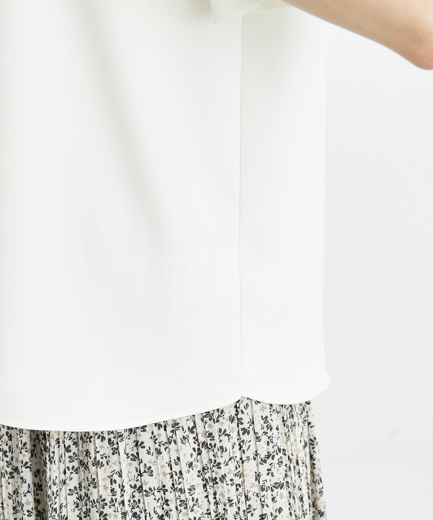 Rope&rsquo;Picnic「洗濯機OK/サラサラボウタイ風ブラウス」|シャツ・ブラウス|