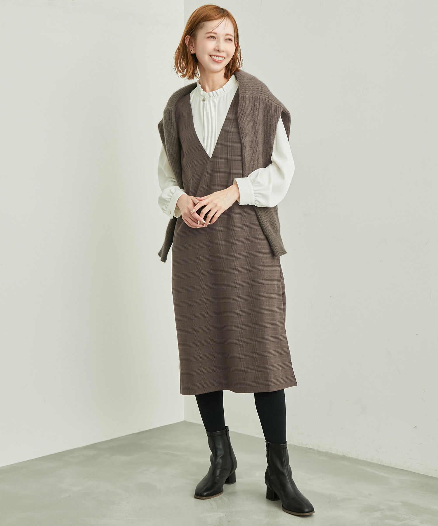 Rope&rsquo;Picnic「ラナテック/ジャンパースカート」|ジャンパースカート|