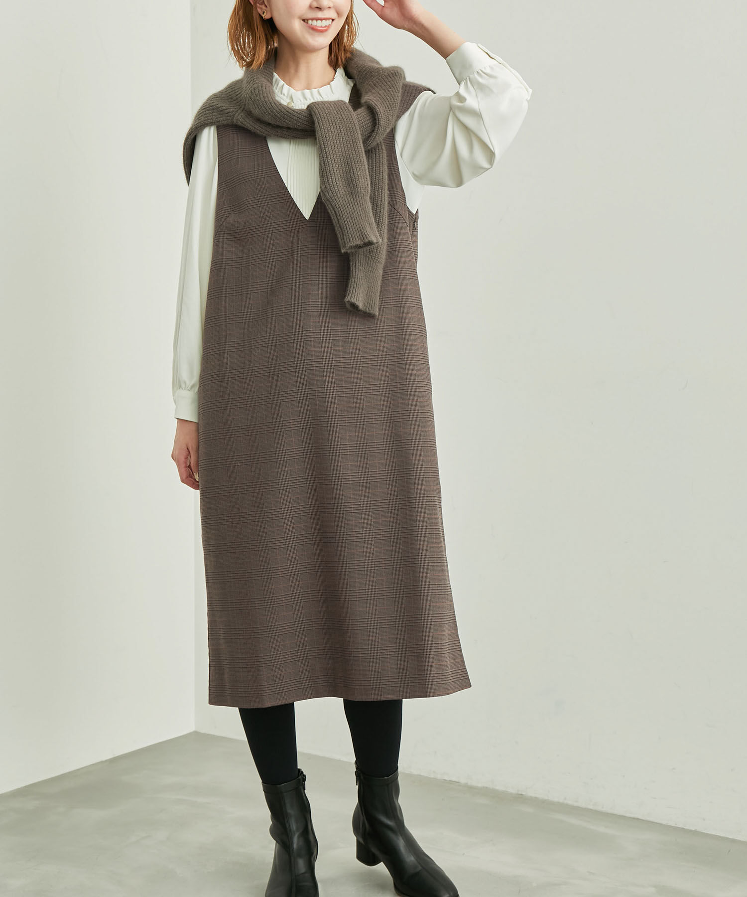 Rope&rsquo;Picnic「ラナテック/ジャンパースカート」|ジャンパースカート|ベージュ系(29)