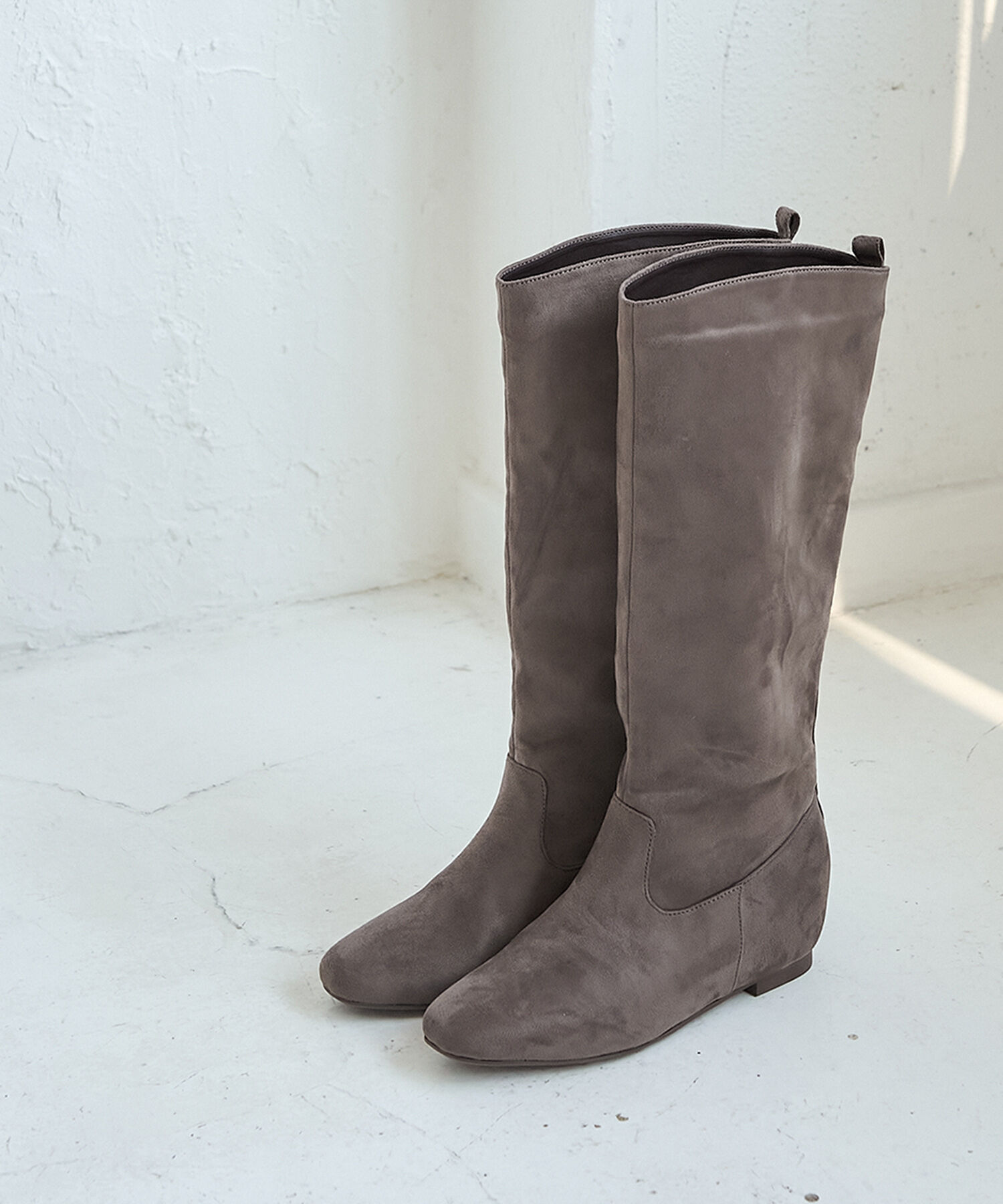 ROPE PICNIC PASSAGE「【CM着用商品】【一部店舗限定:ネイビー】ラク美/インソールロングブーツ」|その他|ベージュ系(29)