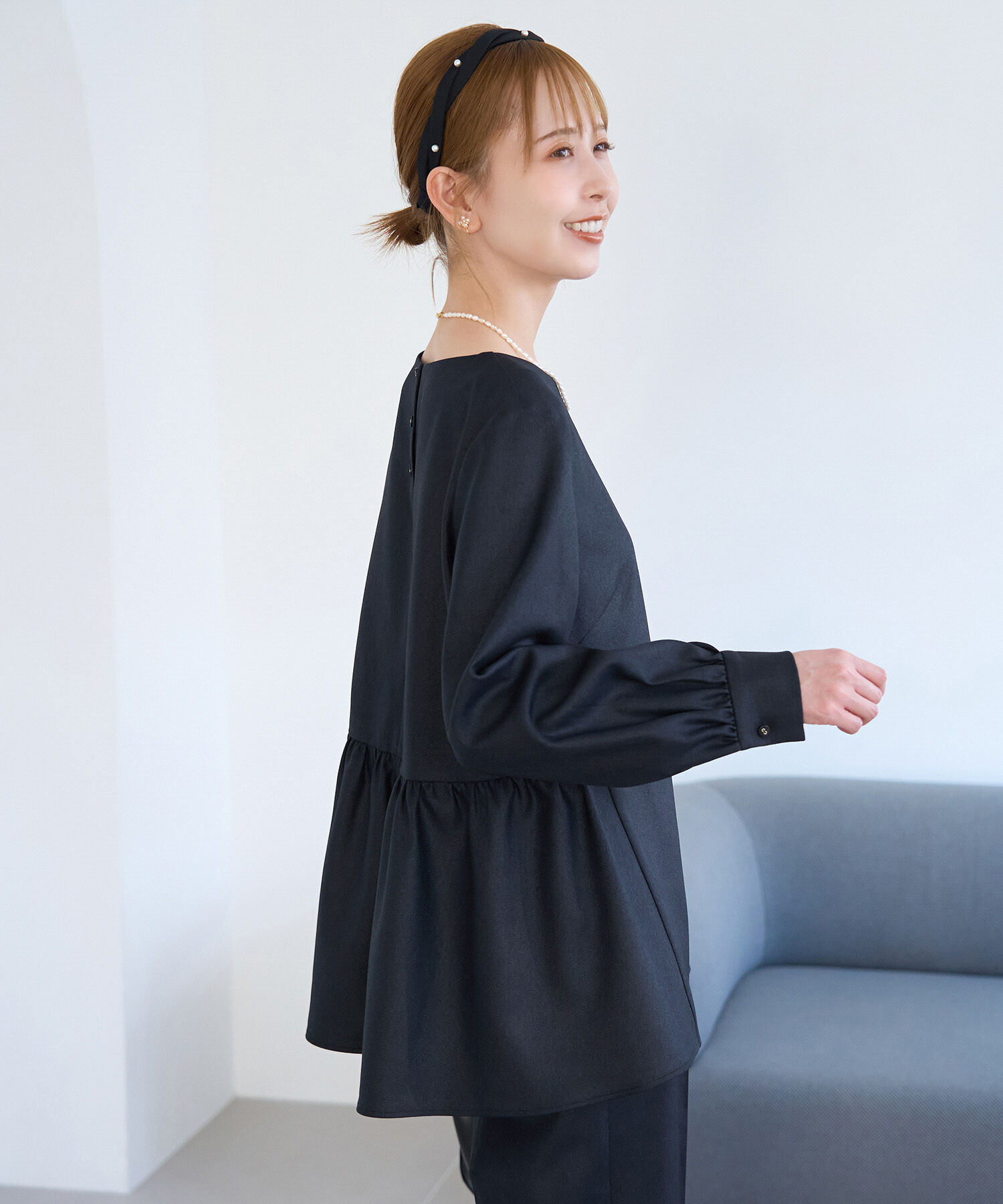 Rope&rsquo;Picnic「ペプラムブラウス/セットアップ対応」|シャツ・ブラウス|