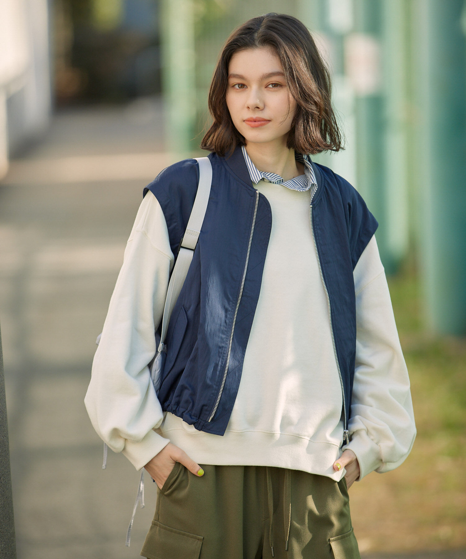 ROPE' PICNIC R「撥水加工/ミリタリーベスト/リンクコーデ」|ベスト・ジレ|