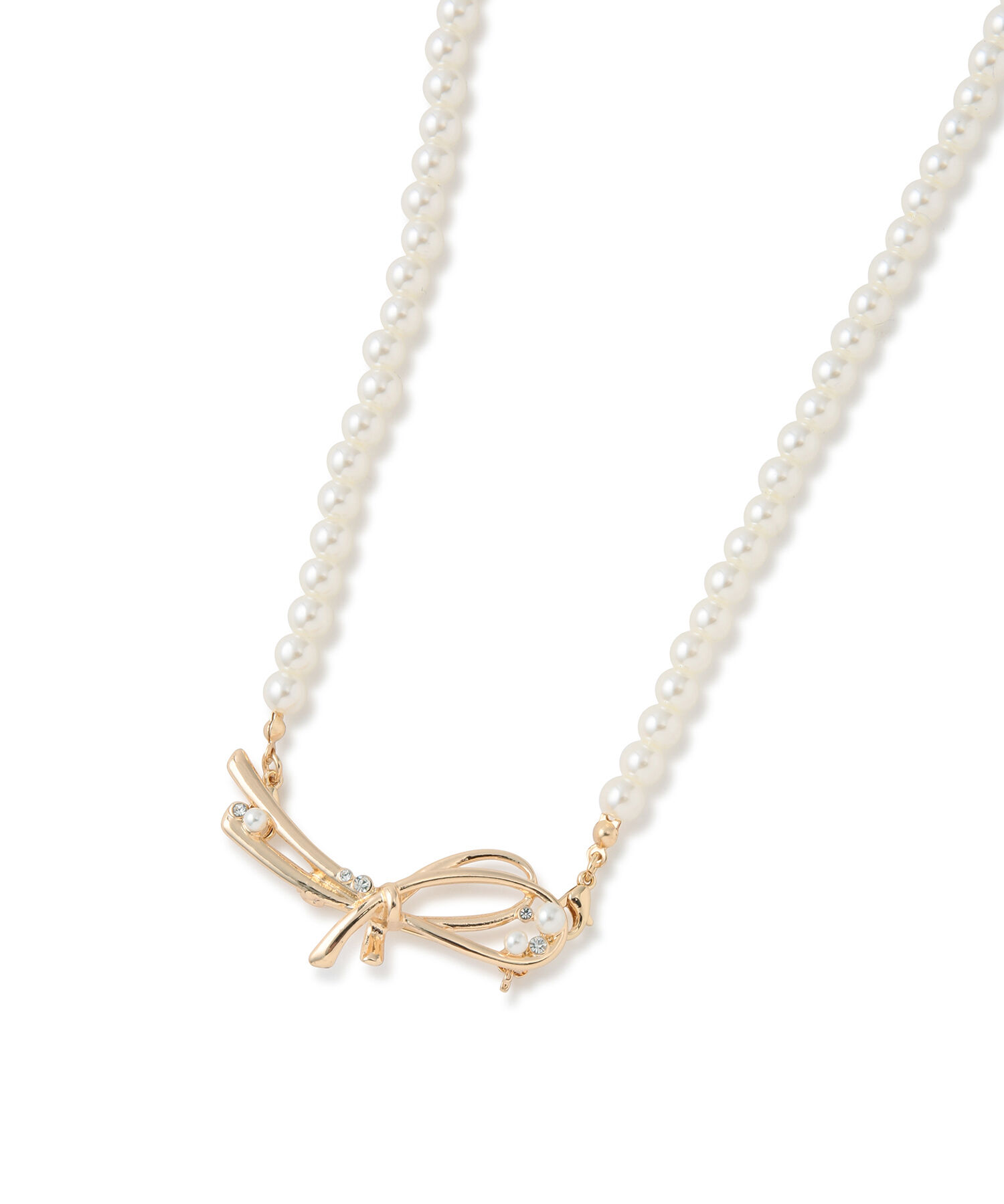 ROPE PICNIC PASSAGE「マルチウェイセパレートパールネックレス＆ブローチ」|ネックレス|