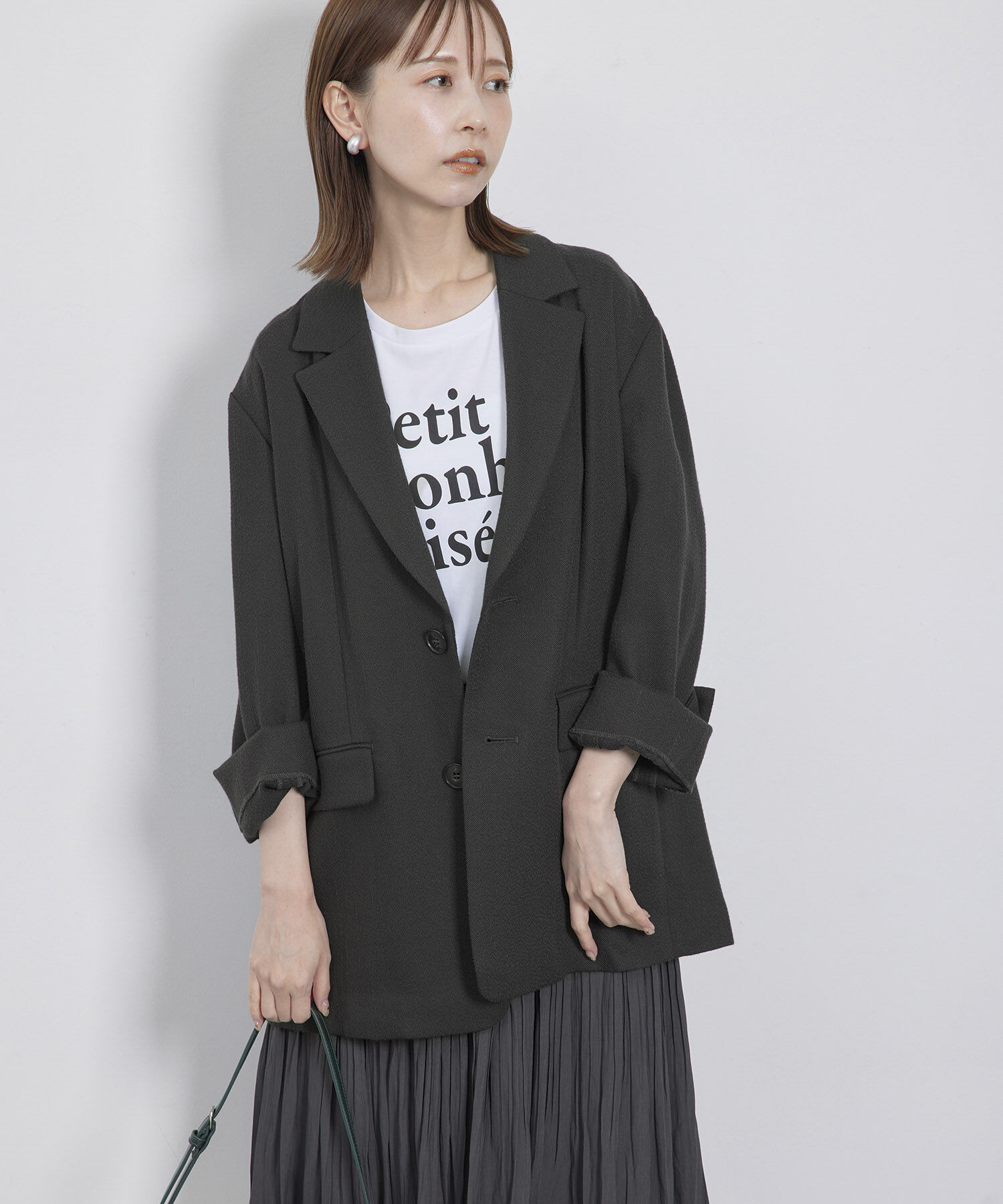 Rope&rsquo;Picnic「ツイードジャケット/セットアップ対応・リンクコーデ」|テーラードジャケット|