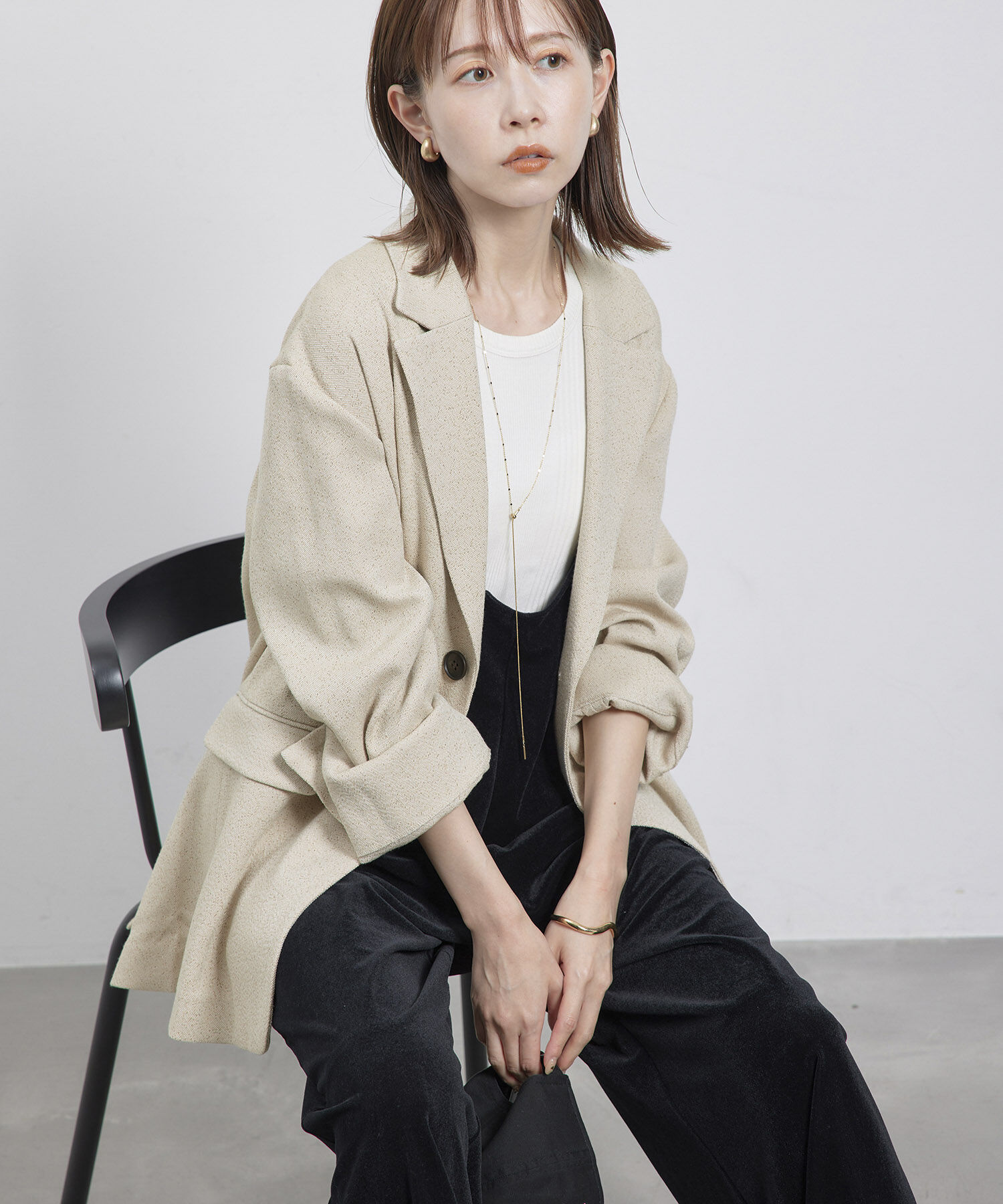 Rope&rsquo;Picnic「ツイードジャケット/セットアップ対応・リンクコーデ」|テーラードジャケット|