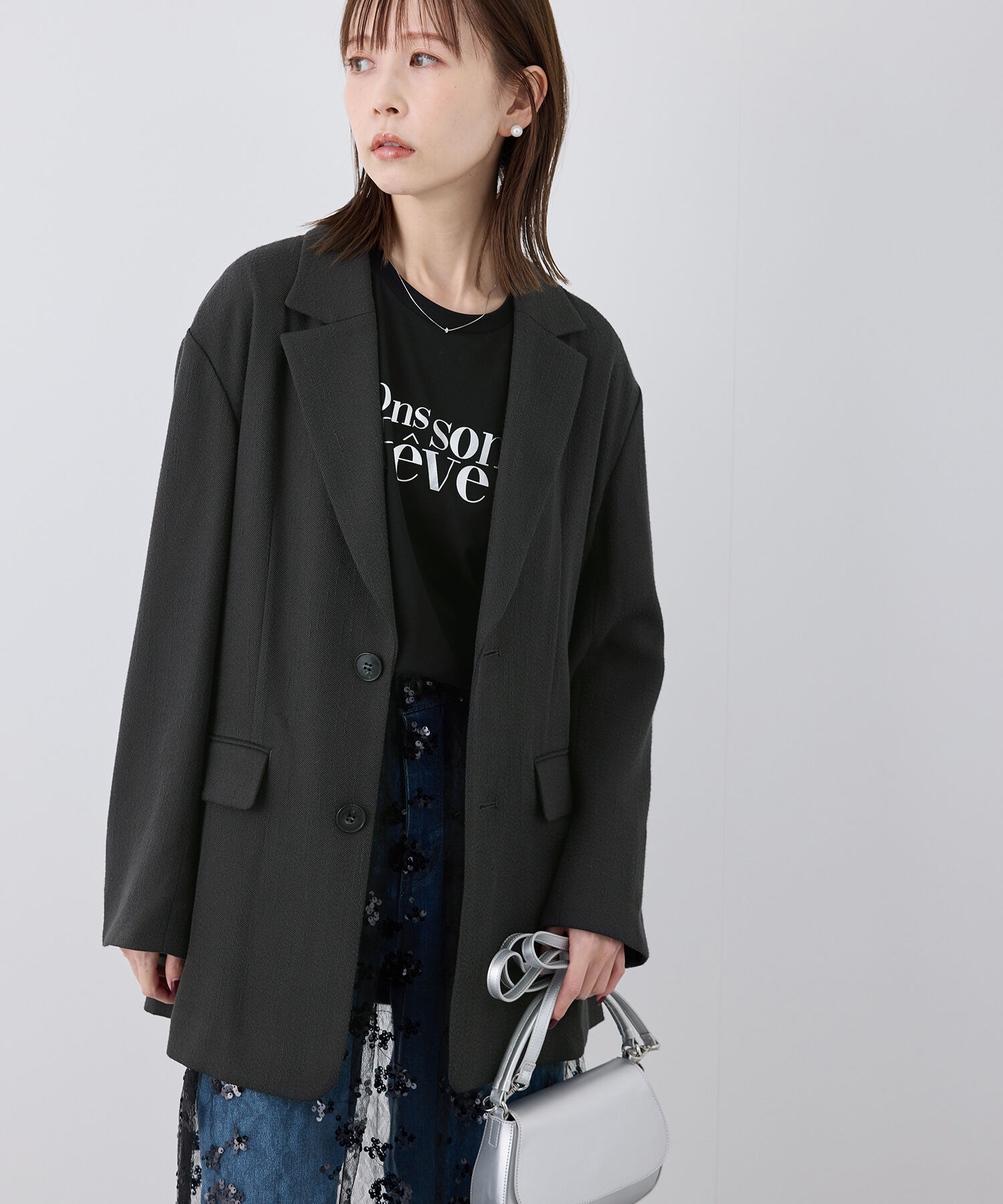 Rope&rsquo;Picnic「ツイードジャケット/セットアップ対応・リンクコーデ」|テーラードジャケット|