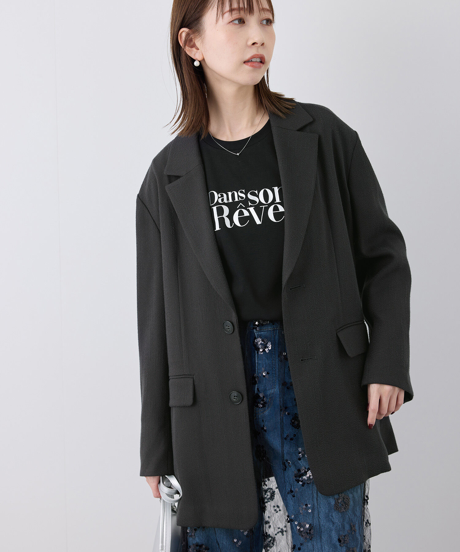 Rope&rsquo;Picnic「ツイードジャケット/セットアップ対応・リンクコーデ」|テーラードジャケット|