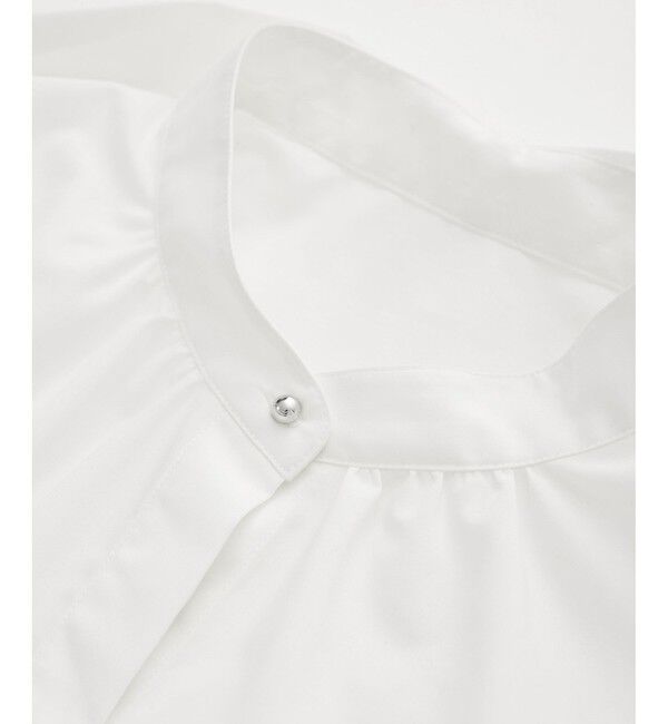 Rope&rsquo;Picnic「【花粉ガード・防シワ】ボリューム袖ボウタイブラウス」|シャツ・ブラウス|