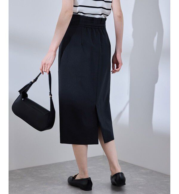 Rope&rsquo;Picnic「【UV対応】【リネンライク・シリーズ】アイラインスカート/通勤・セットアップ対応」|スカート|