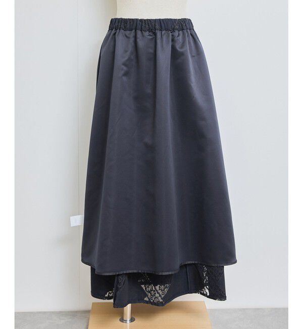 Rope&rsquo;Picnic「ダイアゴナルレーシースカート」|スカート|