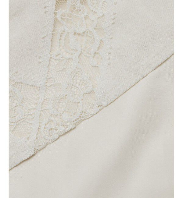 Rope&rsquo;Picnic「ダイアゴナルレーシースカート」|スカート|