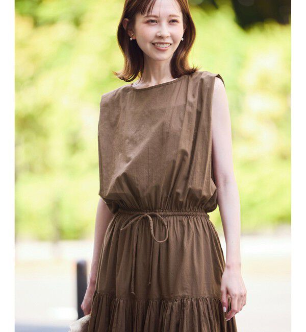 Rope&rsquo;Picnic「コットンボイルティアードワンピース」|ワンピース|