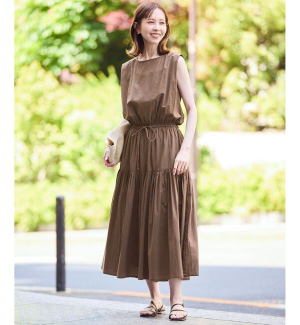 Rope&rsquo;Picnic「コットンボイルティアードワンピース」|ワンピース|
