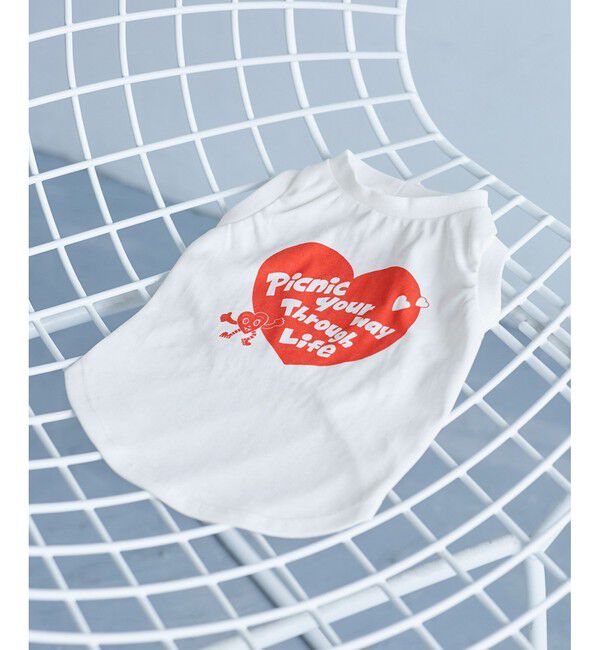 ROPE PICNIC PASSAGE「【Chocomoo&times;ROPE' PICNIC】【DOG】【接触冷感】ロゴTシャツ」|その他|