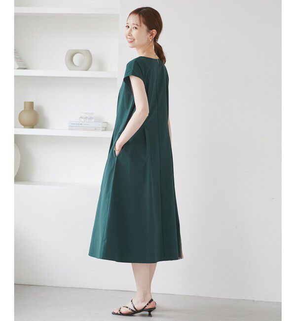 Rope&rsquo;Picnic「【吸水速乾】ウエストタックカットワンピース」|ワンピース|